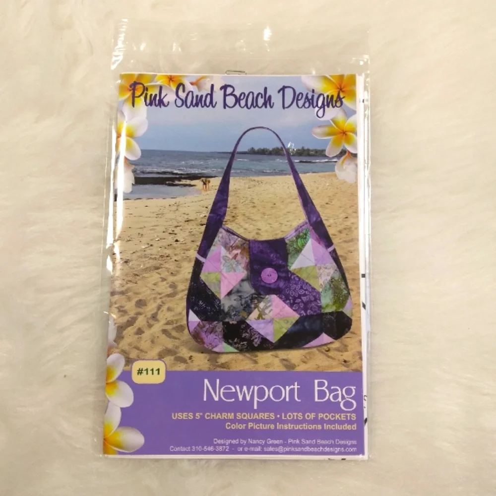Pink Sand Beach Designs: Newport Bag